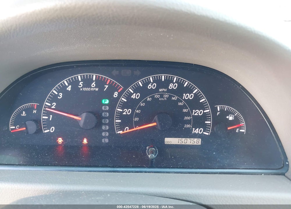 2005 TOYOTA CAMRY LE VIN: 4T1BE30K95U596007