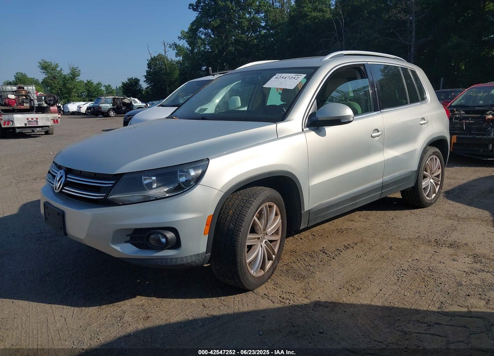 2014 VOLKSWAGEN TIGUAN VIN: WVGAV3AX2EW554773