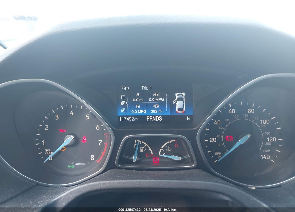 2016 FORD FOCUS VIN: 1FADP3N25GL250227