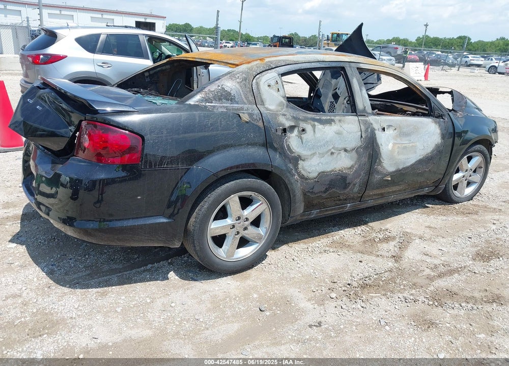 2014 DODGE AVENGER VIN: 1C3CDZAB7EN222068