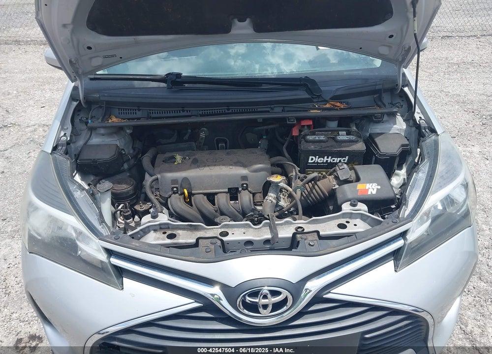2015 TOYOTA YARIS LE VIN: VNKKTUD30FA019329