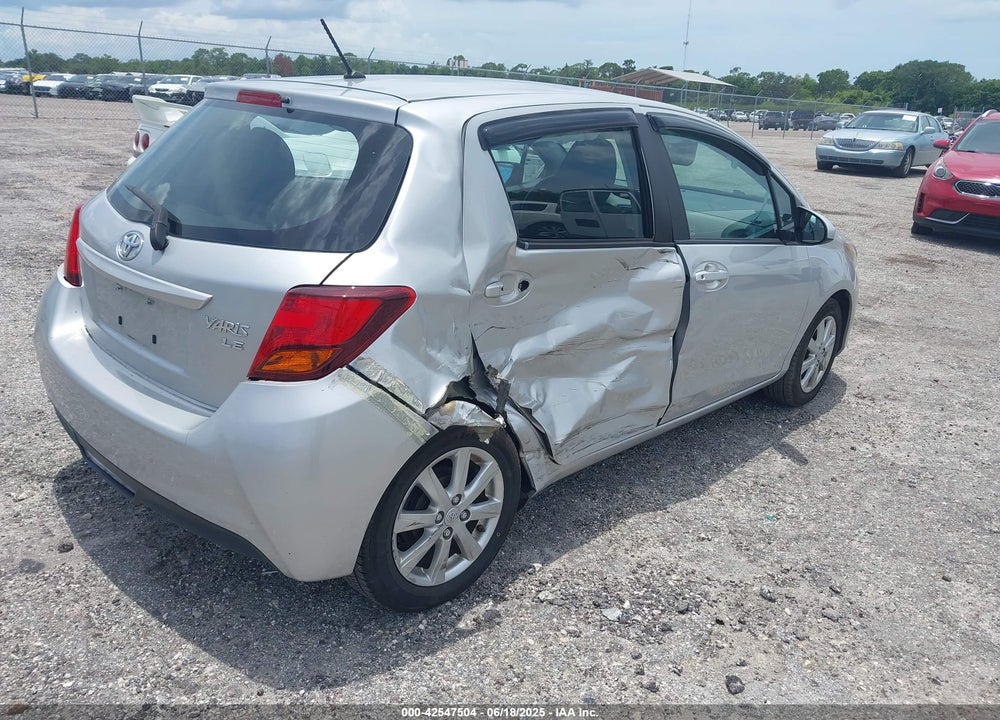 2015 TOYOTA YARIS LE VIN: VNKKTUD30FA019329