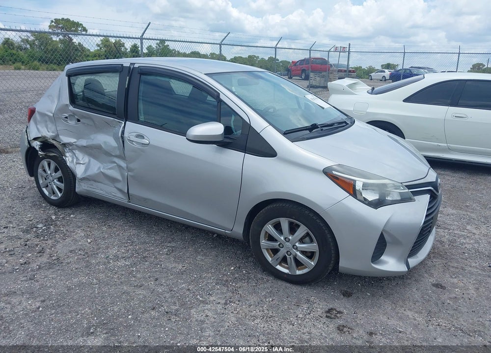 2015 TOYOTA YARIS LE VIN: VNKKTUD30FA019329