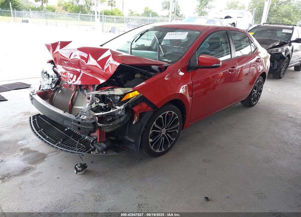 2016 TOYOTA COROLLA VIN: 2T1BURHE8GC675662