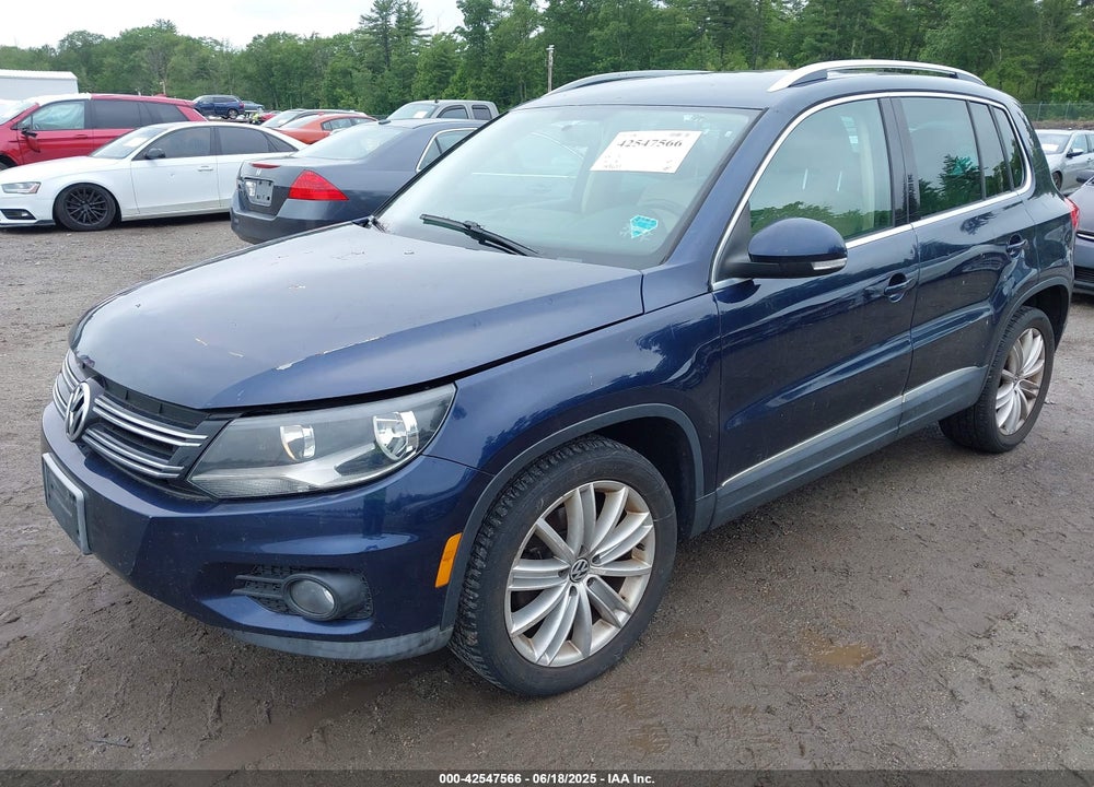 2012 VOLKSWAGEN TIGUAN VIN: WVGBV7AX7CW552641
