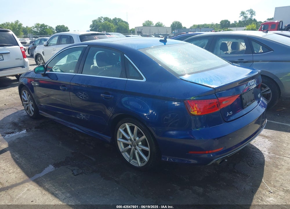 2016 AUDI A3 VIN: WAUJ8GFF8G1062636