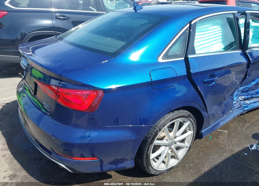 2016 AUDI A3 VIN: WAUJ8GFF8G1062636