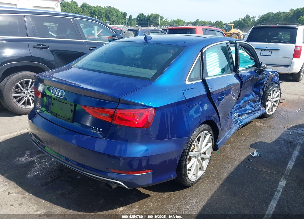 2016 AUDI A3 VIN: WAUJ8GFF8G1062636