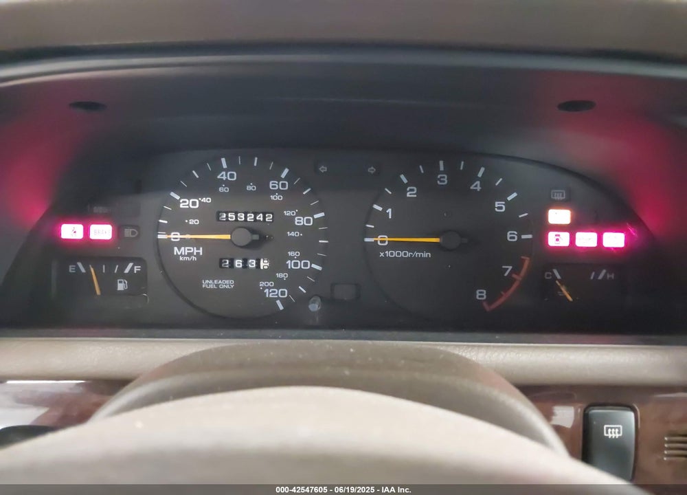 1997 NISSAN ALTIMA GLE/GXE/SE/XE VIN: 1N4BU31D8VC145945