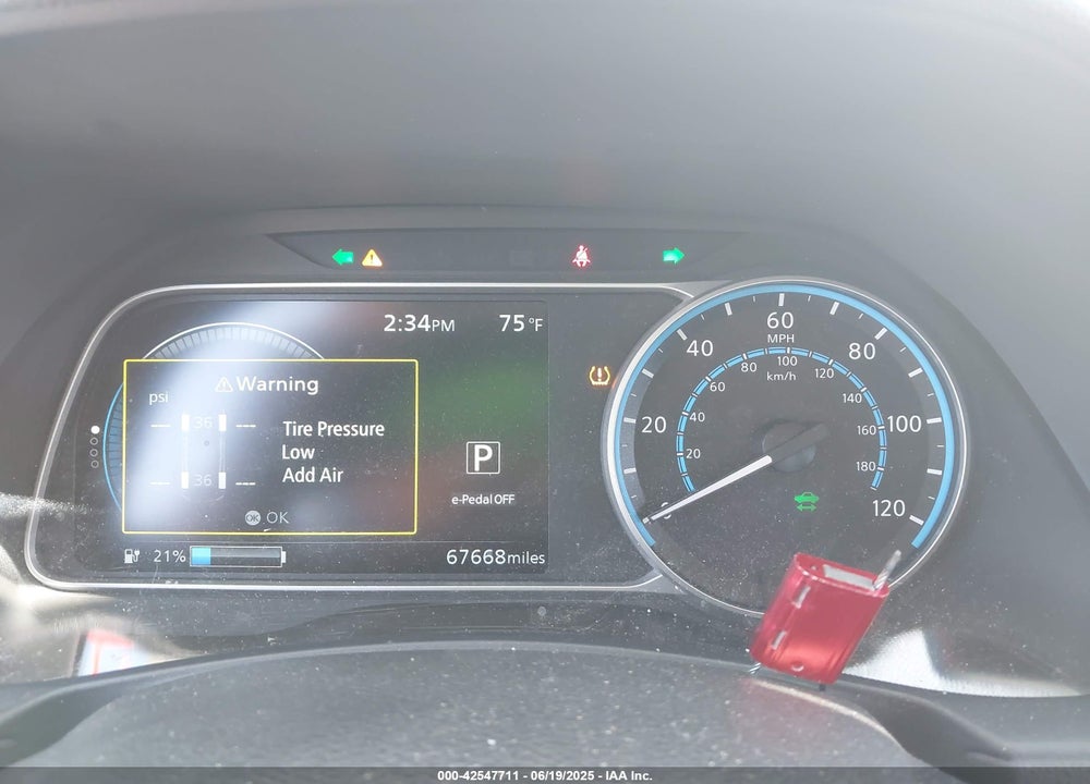 2020 NISSAN LEAF VIN: 1N4BZ1CP9LC306278