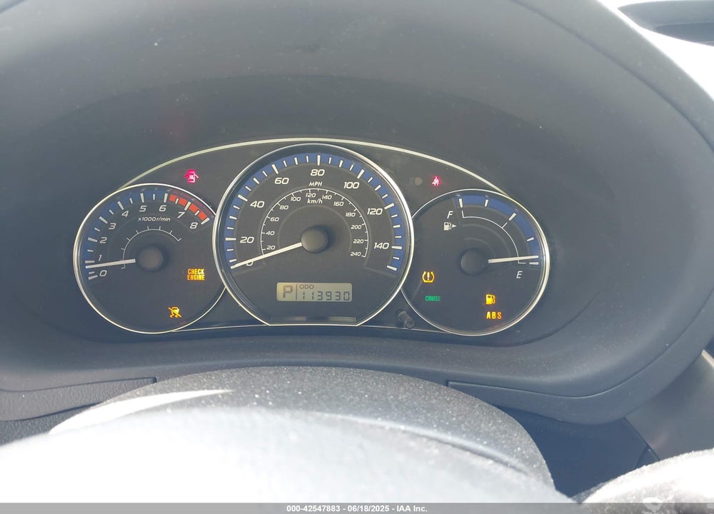 2010 SUBARU FORESTER VIN: JF2SH6CC1AH756905