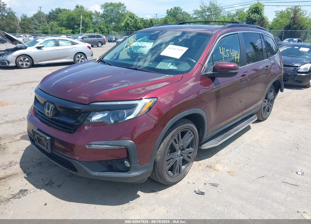 2022 HONDA PILOT VIN: 5FNYF6H25NB043073