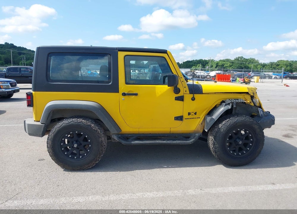 2008 JEEP WRANGLER X VIN: 1J4FA24108L516904