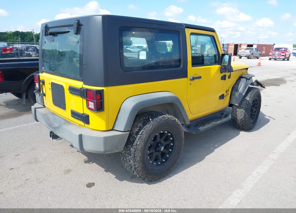 2008 JEEP WRANGLER X VIN: 1J4FA24108L516904