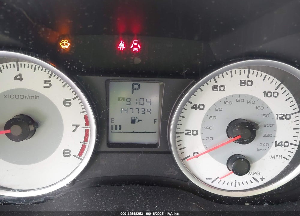 2012 SUBARU IMPREZA VIN: JF1GPAB64CH238673