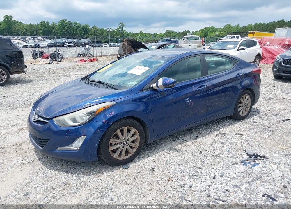 2015 HYUNDAI ELANTRA VIN: 5NPDH4AE8FH633501