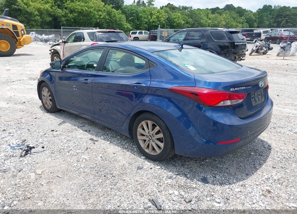 2015 HYUNDAI ELANTRA VIN: 5NPDH4AE8FH633501