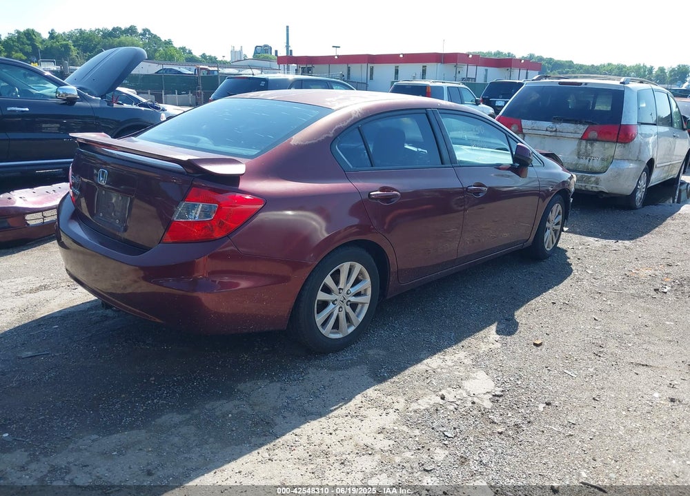 2012 HONDA CIVIC VIN: 2HGFB2F86CH586198