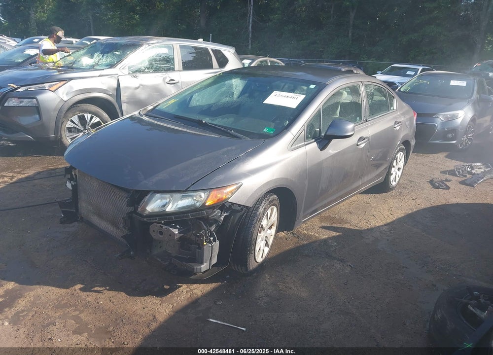 2012 HONDA CIVIC LX VIN: 2HGFB2F53CH599657