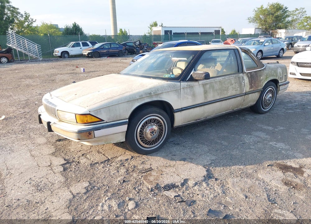 1990 BUICK REGAL CUSTOM VIN: 2G4WB14T3L1422766