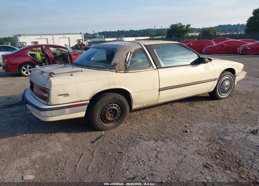 1990 BUICK REGAL CUSTOM VIN: 2G4WB14T3L1422766