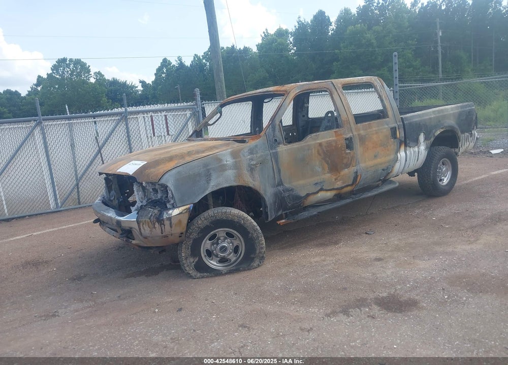 2003 FORD F-250 VIN: 1FTNW21P03EC53967