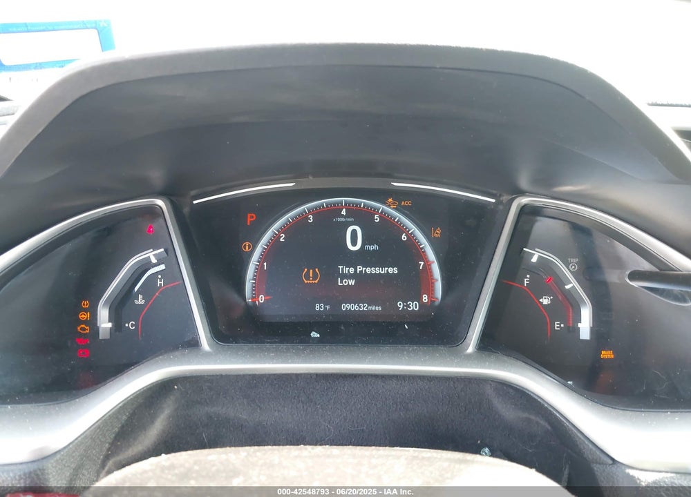 2020 HONDA CIVIC VIN: 19XFC2F88LE023645