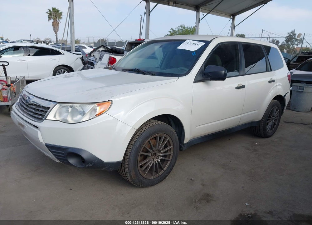 2009 SUBARU FORESTER 2.5X VIN: JF2SH61619H750496