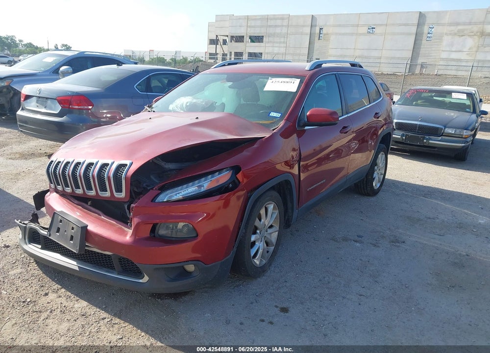 2016 JEEP CHEROKEE VIN: 1C4PJLDB8GW160935