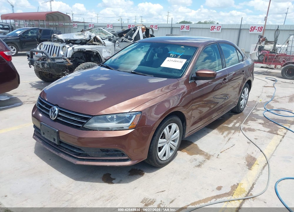 2017 VOLKSWAGEN JETTA VIN: 3VW2B7AJ2HM250980