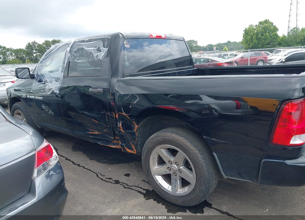 2012 DODGE RAM 1500 VIN: 1C6RD6KT1CS281120