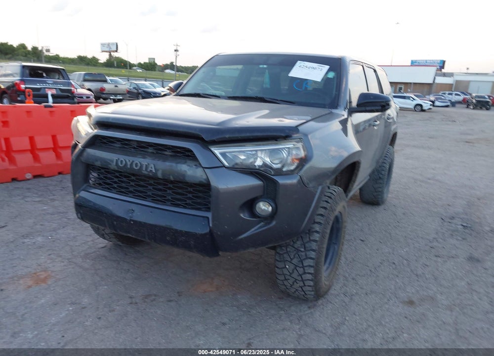 2017 TOYOTA 4RUNNER VIN: JTEBU5JR2H5419498