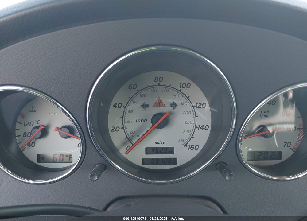2000 MERCEDES-BENZ SLK 230 KOMPRESSOR VIN: WDBKK47F5YF160242