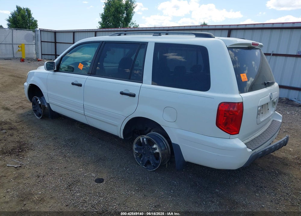 2005 HONDA PILOT EX-L VIN: 5FNYF18665B002893