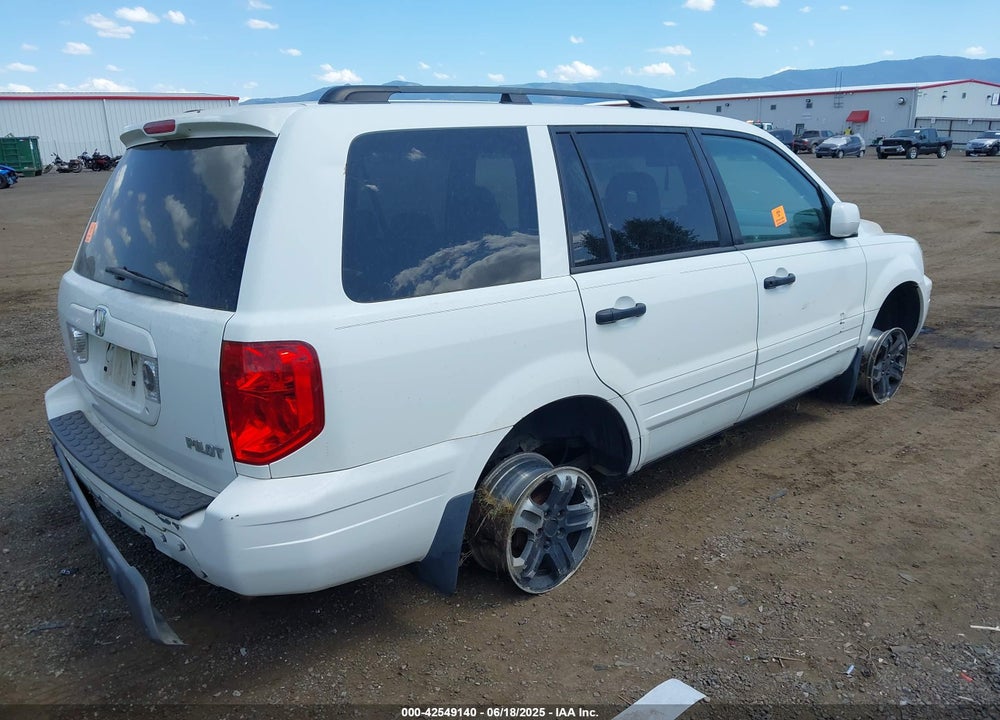 2005 HONDA PILOT EX-L VIN: 5FNYF18665B002893