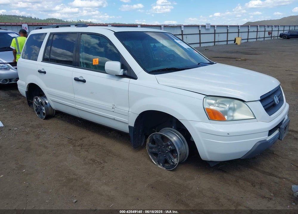 2005 HONDA PILOT EX-L VIN: 5FNYF18665B002893
