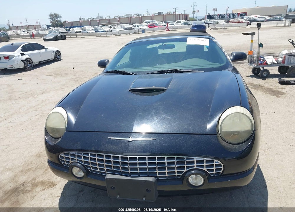 2002 FORD THUNDERBIRD VIN: 1FAHP60A52Y128920