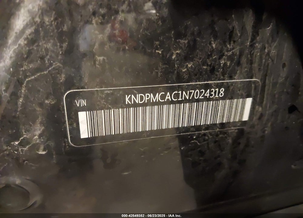 2022 KIA SPORTAGE VIN: KNDPMCAC1N7024318