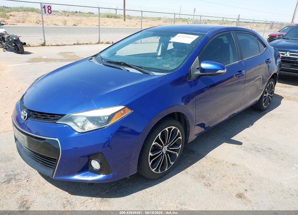 2014 TOYOTA COROLLA VIN: 5YFBURHE2EP031670
