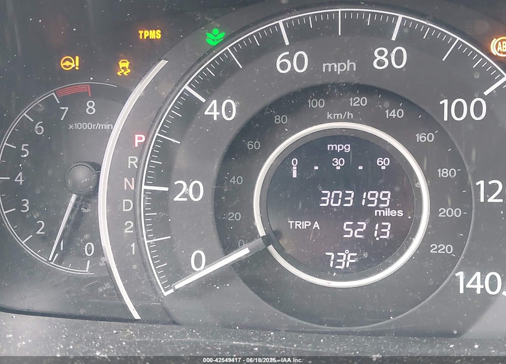 2013 HONDA CR-V VIN: 5J6RM4H31DL008110