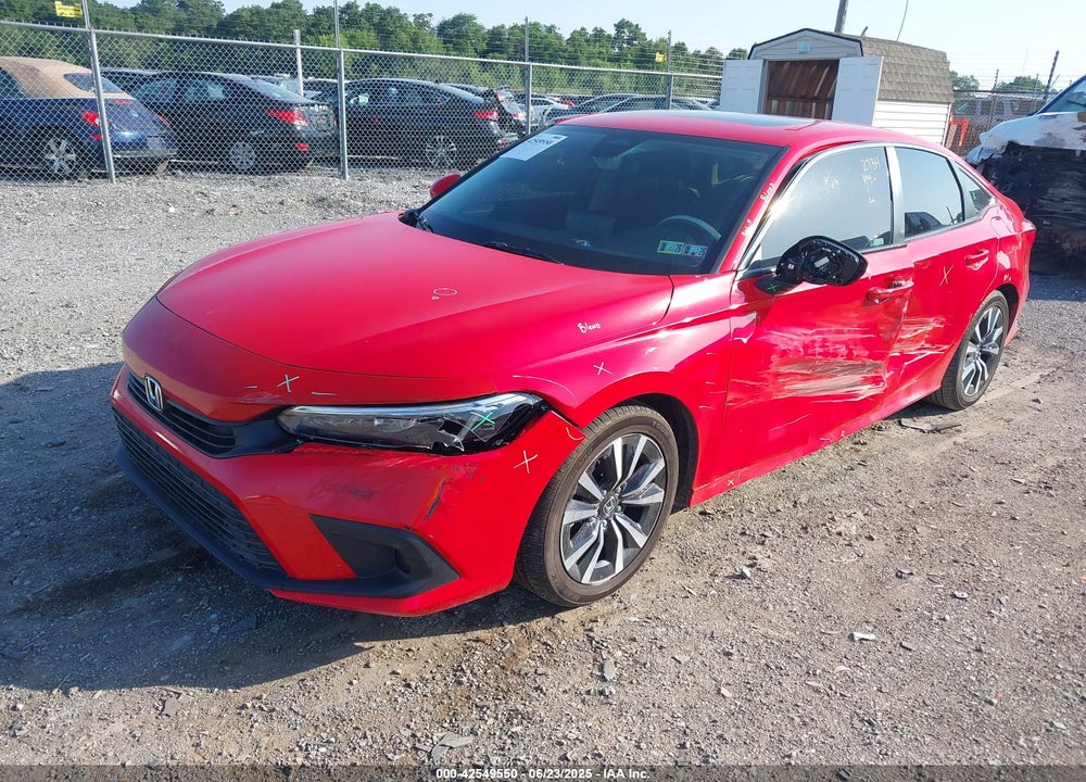 2022 HONDA CIVIC VIN: 2HGFE1F78NH318409