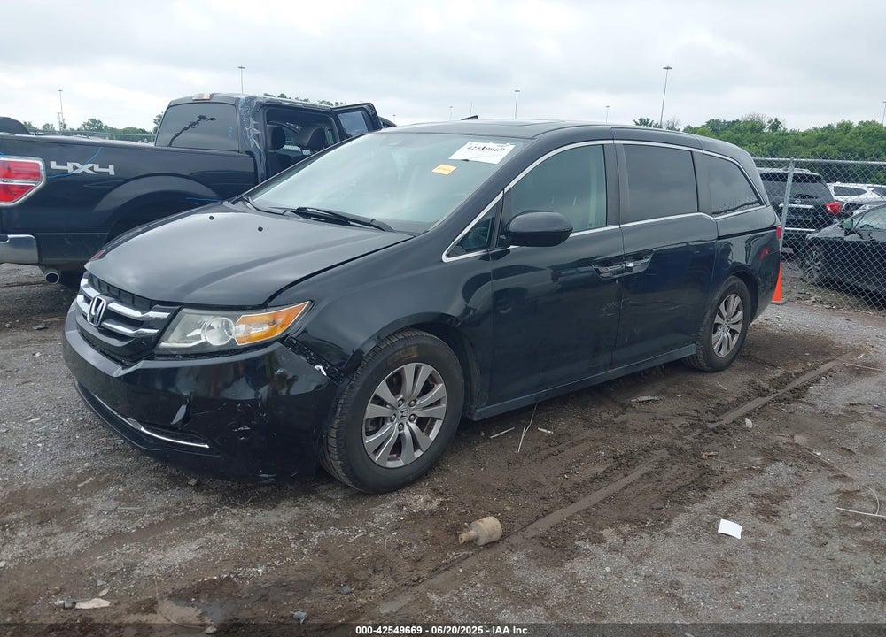 2016 HONDA ODYSSEY EX-L VIN: 5FNRL5H62GB152667