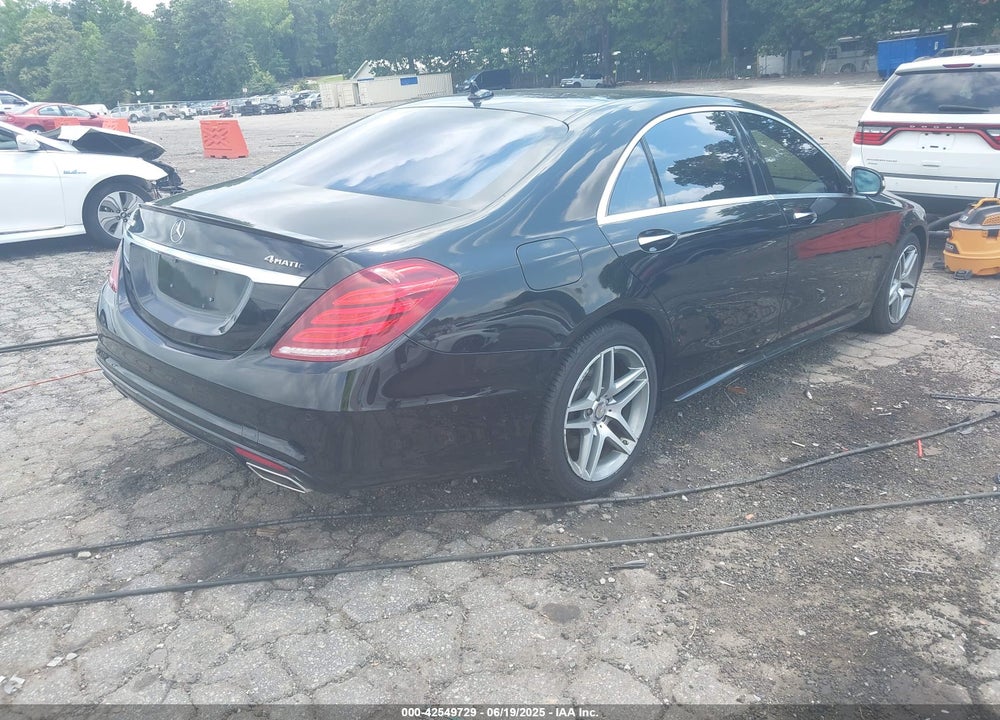 2016 MERCEDES-BENZ S CLASS VIN: WDDUG8FBXGA219594