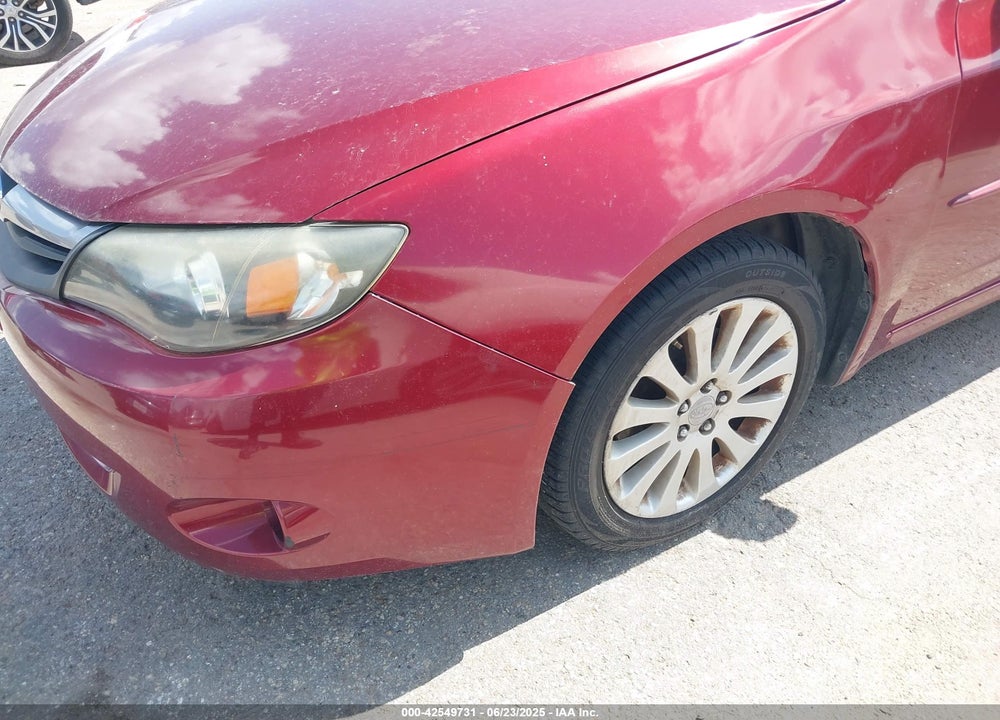 2010 SUBARU IMPREZA VIN: JF1GE6B61AH513206
