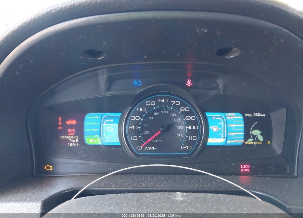 2010 FORD FUSION HYBRID VIN: 3FADP0L32AR143350