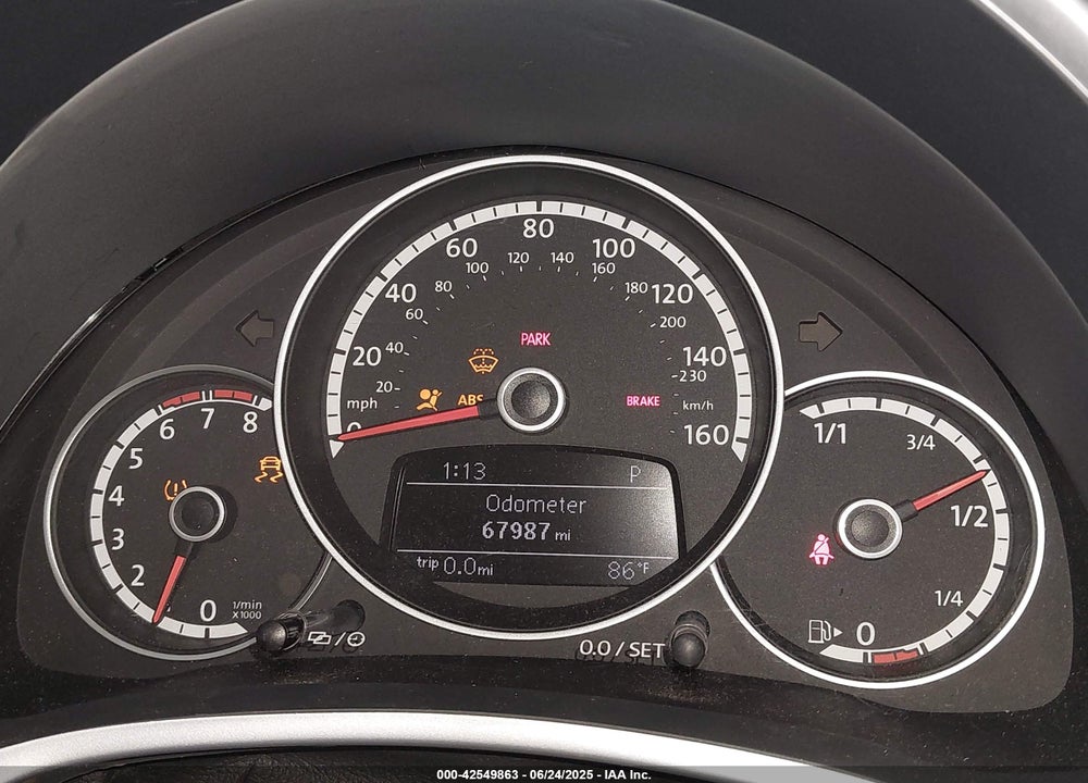 2014 VOLKSWAGEN BEETLE VIN: 3VWJ17ATXEM663919