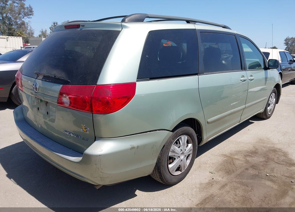 2007 TOYOTA SIENNA LE VIN: 5TDZK23CX7S085830