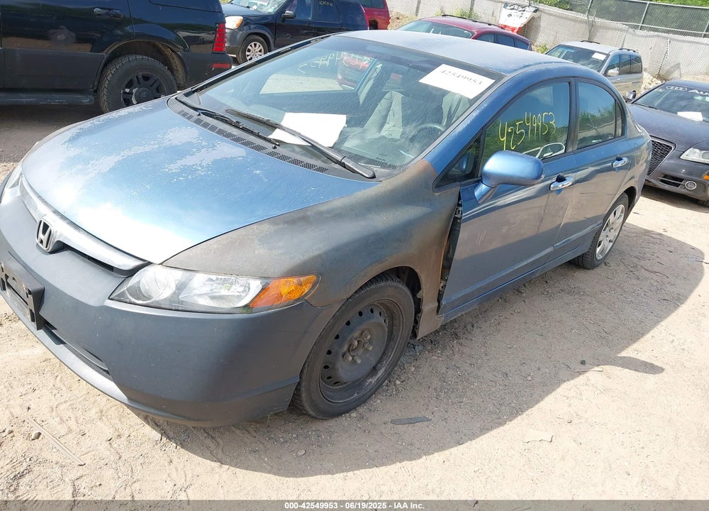2008 HONDA CIVIC LX VIN: 2HGFA16598H529875