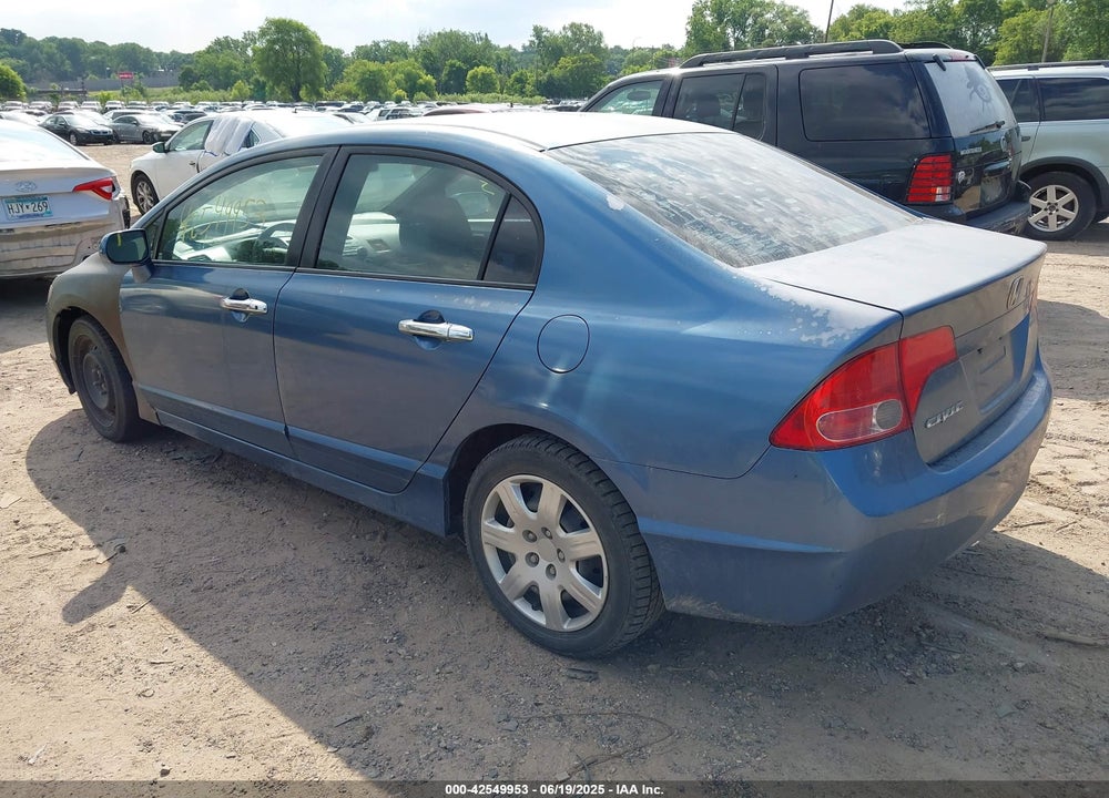 2008 HONDA CIVIC LX VIN: 2HGFA16598H529875