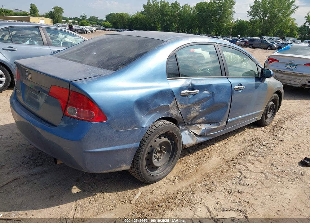 2008 HONDA CIVIC LX VIN: 2HGFA16598H529875